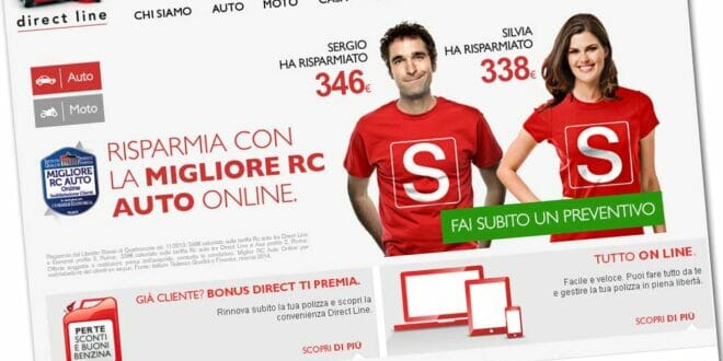 Home page di Directline