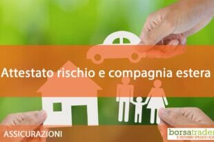 Attestato rischio da compagnia estera