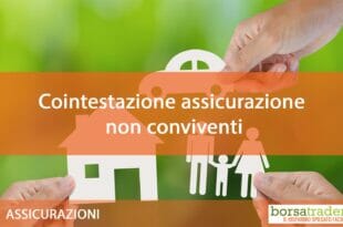 Assicurazione cointestata tra non conviventi