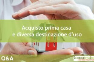 Acquisto e diversa destinazione d'uso