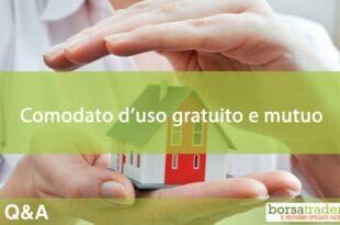 Comodato d'uso gratuito e mutuo