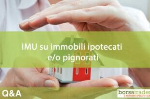 IMU su immobile ipotecato o pignorato